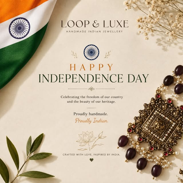Loop and Luxe handmade Indian jewellery